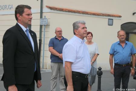 Položitev cvetja k spomeniku Rudolfa Maistra - Vojanova ob obletnici smrti (3)